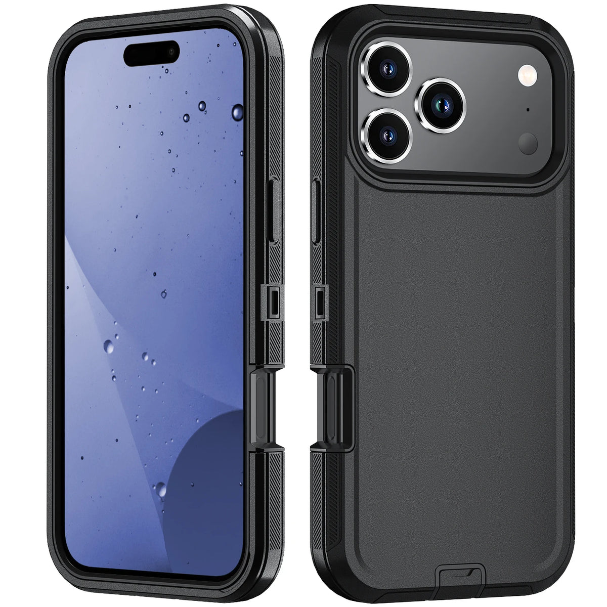 Armor Shockproof Defender Phone Case For iphone 11 12 13 14 15 16 17 18 Pro Plus Max 16E Hard PC+TPU Anti Fall Protective Cover