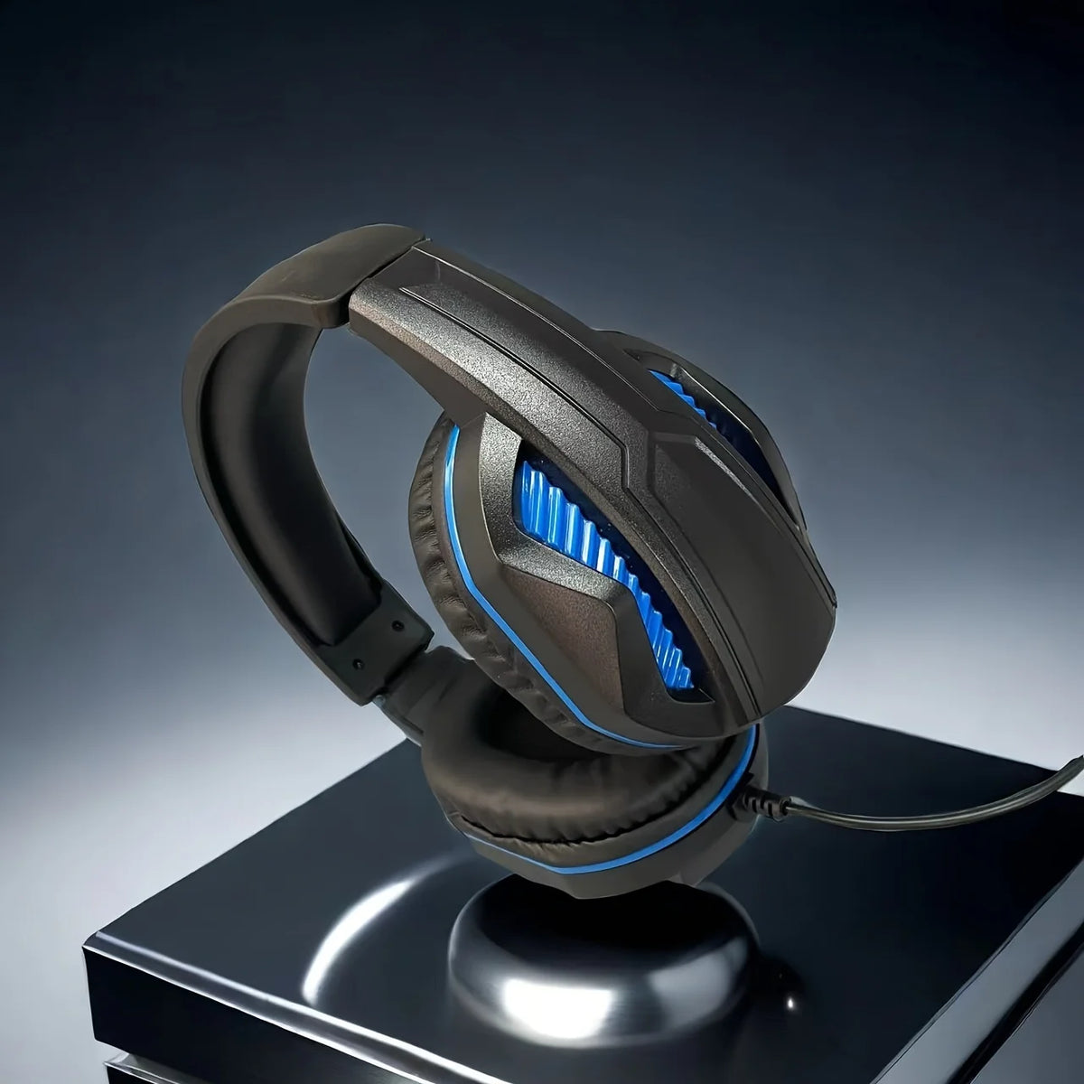 H4 Gaming Over-Ear Headphones with Mic, Wired Deep Bass Headset for PC Laptop Music