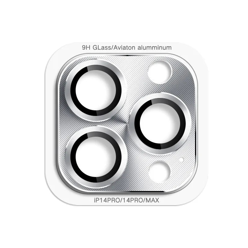 Tempered Glass Metal Camera Lens Protector for Apple iPhone 14 15 16 17 Pro Max Easy Install Camera Lens Protector Case