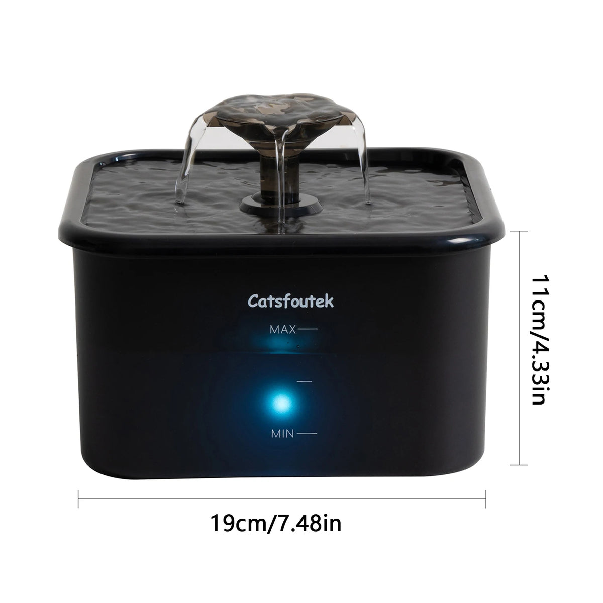2.2L Automatic Cat Water Fountain Operated Automatic Pet Water Fountain With Motion Sensor Dog Cat Water Dispenser Bowl