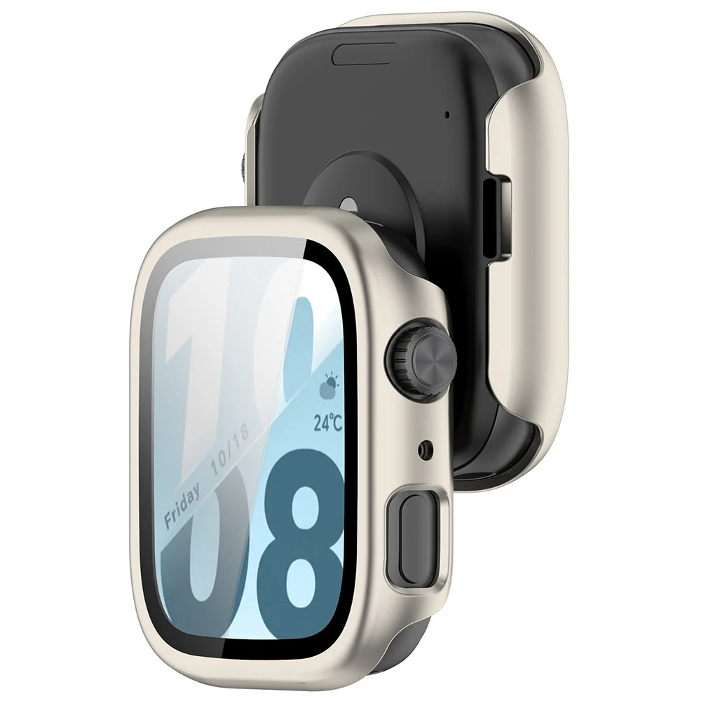 PC + Tempered Glass Case for Honor Watch X5i Smart Watch Strap Protective Cover Bumper For Honor Watch X5i Screen Protector