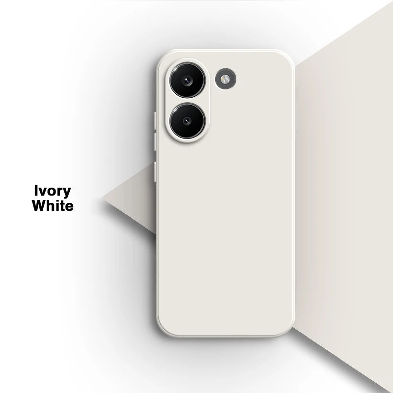 Original Phone Case for Xiaomi Poco X8 Pro X8Pro 5G Internal Flocking Liquid Silicone Camera Protection Luxury Back Covers Shell