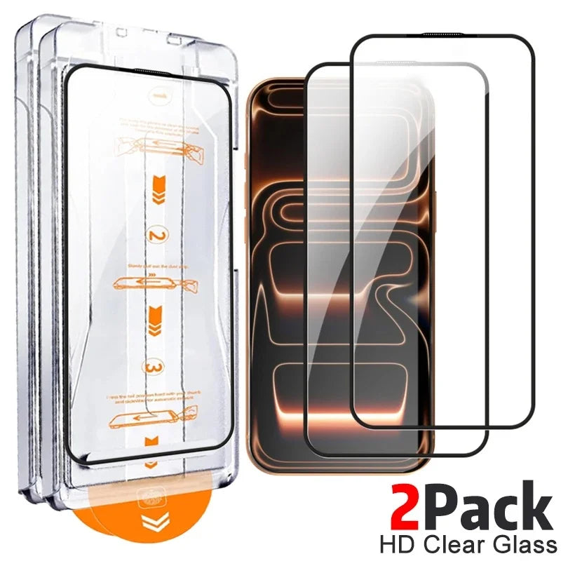 Easy Install Tempered Glass Privacy Screen Protectors for IPhone 18 Pro Max/18Pro/iPhone 17Pro Anti-spy Auto Alignment Kit Film