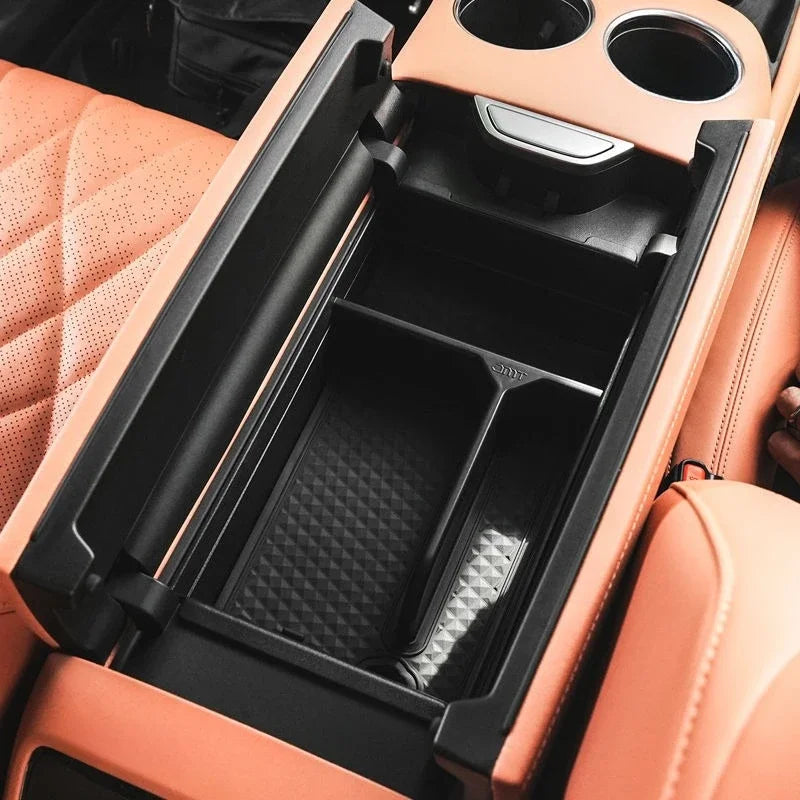 For Deepal S07 S7 Car Armrest Storage Box Organizer Anti Slip Center Console Tray Interior Accessory Shockproof Silicone Holder