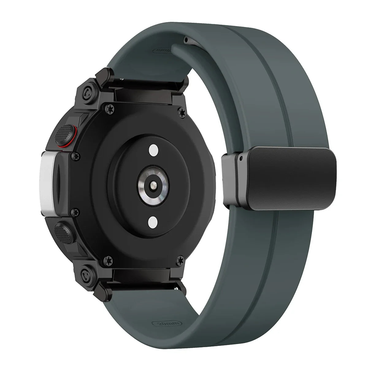 Magnetic Silicone Watch Band For Huami Amazfit T-Rex2 Strap Bracelet Replacement Wristband For Amazfit T Rex 2/3 Sport Watchband