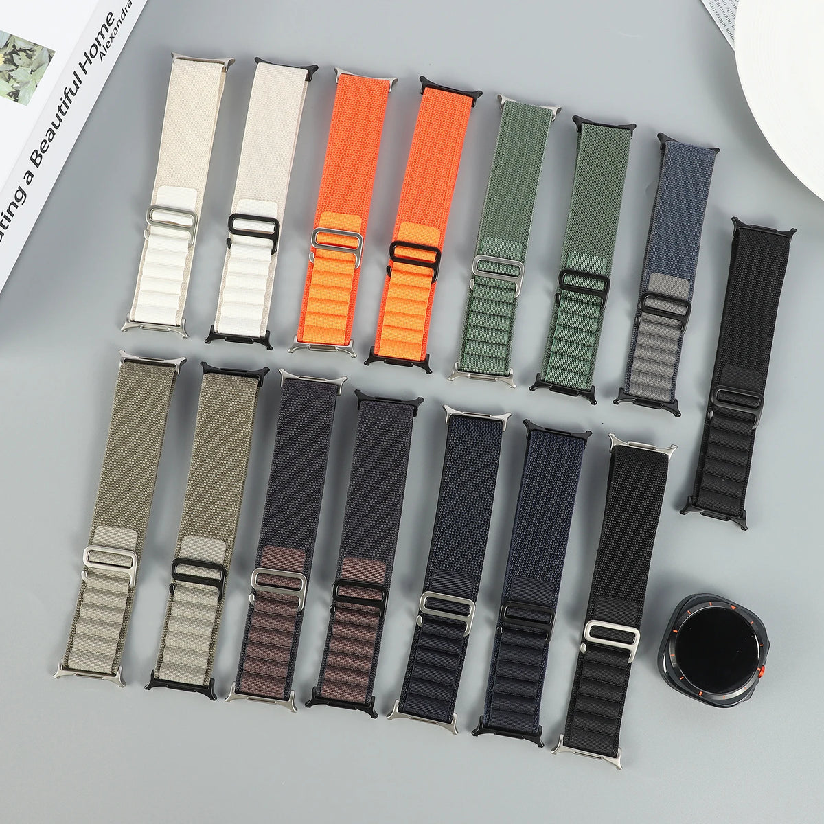 Alpine Loop Band For Samsung Galaxy Watch Ultra 2 47mm Nylon Bracelet Correa Galaxy Watch Ultra(2025) 47mm Strap Accessories