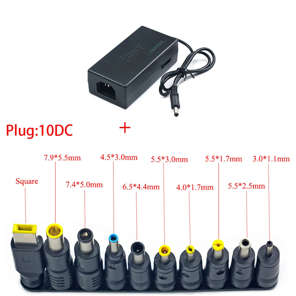 96W Universal AC Laptop Power Adapter 12V 15V 16V 18V 19V 4.5A 20V 24V Charger For Dell For Toshiba ForAsus For Acer For Lenovo