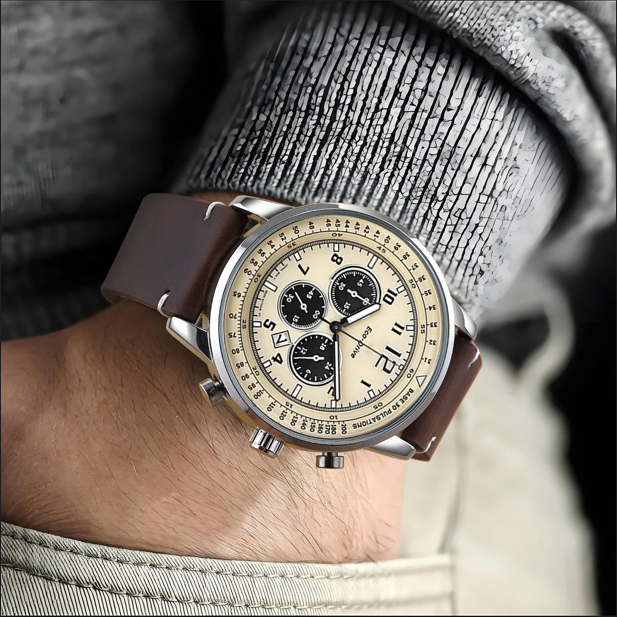 Leather Watch Band Strap Sport Vintage Leather Men Women Watchband Stainless Steel Buckle Watch Accessories 18mm 20mm 22mm