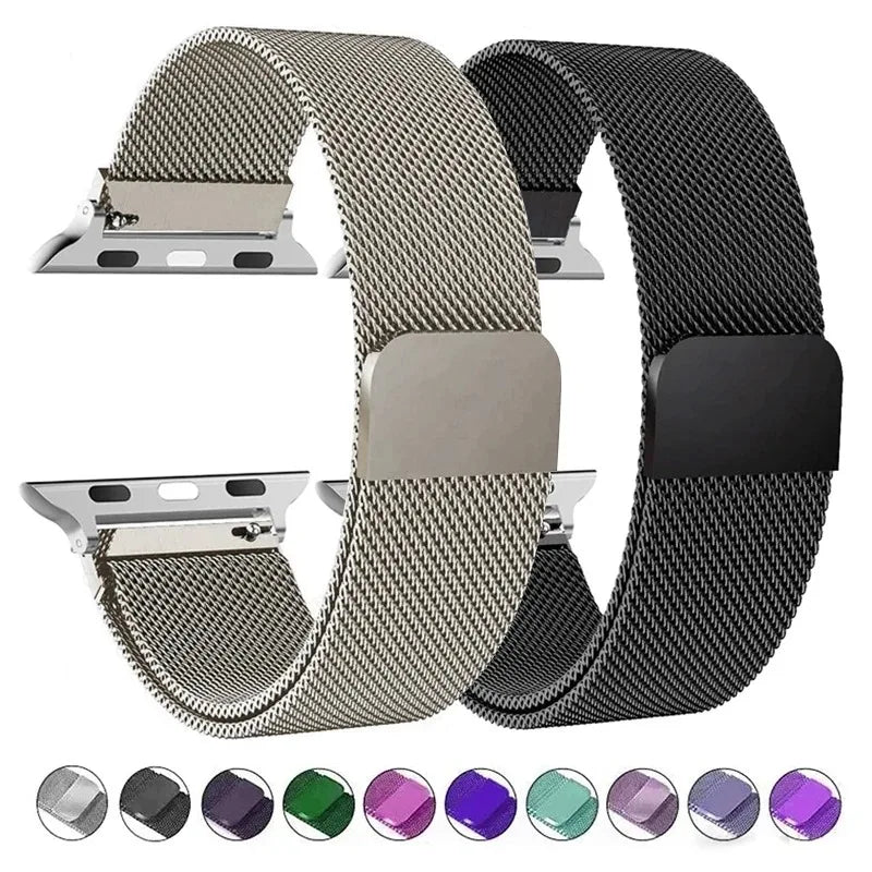 Milanese Strap For apple Watch Bands 44mm 40mm 45mm 49mm 41mm 42 44 46 mm Bracelet Correa iwatch Series 11 10 9 SE 7 8 Ultra3 2