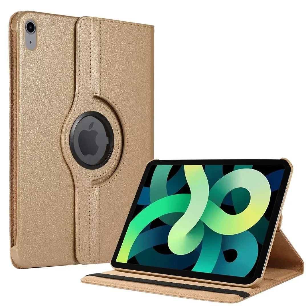 360 Rotation For iPad Case Air Pro 2024 MINI 3 4 5 6 7 8 9 10 Generation 10.9 10.2 11 12.9 13 inch Leather Stand Tablet Cover