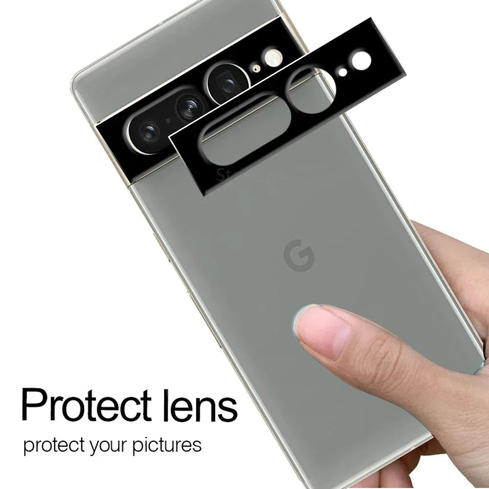 3PCS Camera Lens Protector for Google Pixel 8 Pro 7 6 Pro DYM Case Friendly Camera Lens Cover Tempered Glass Google Pixel 7a 8a