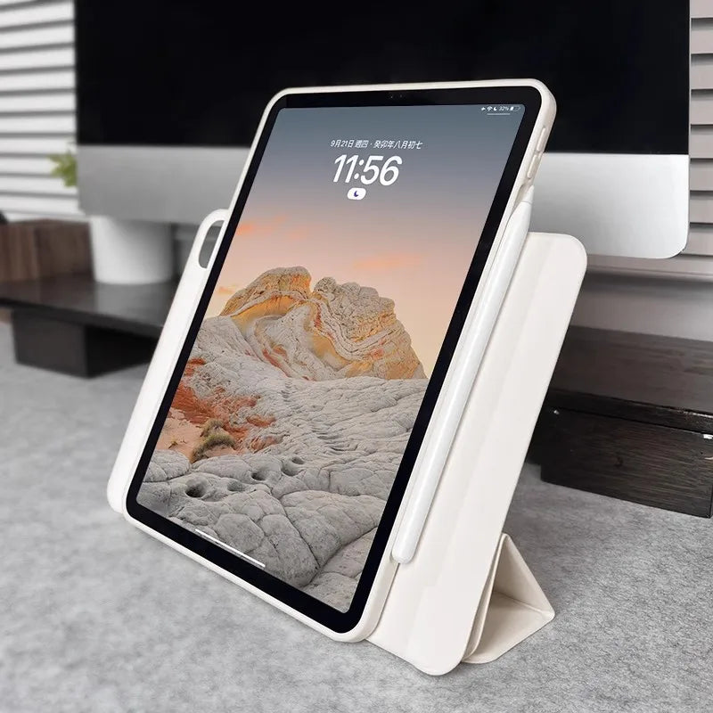 For iPad Pro 11 Case 2024 M4 Pro 13 Case Air 11 M2 Magnetic Detachable Cover iPad Air 13 M3 12.9 2022 Air 5th 10.9 Air 4 Funda
