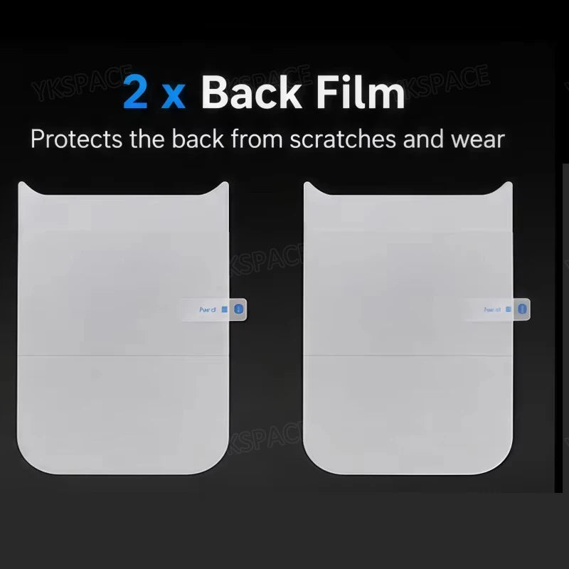 Matte Frosted HD Clear Hydrogel Film For iPhone Duo 7.6" Inner External Front Back Soft TPU Screen Protector Anti Fingerprint