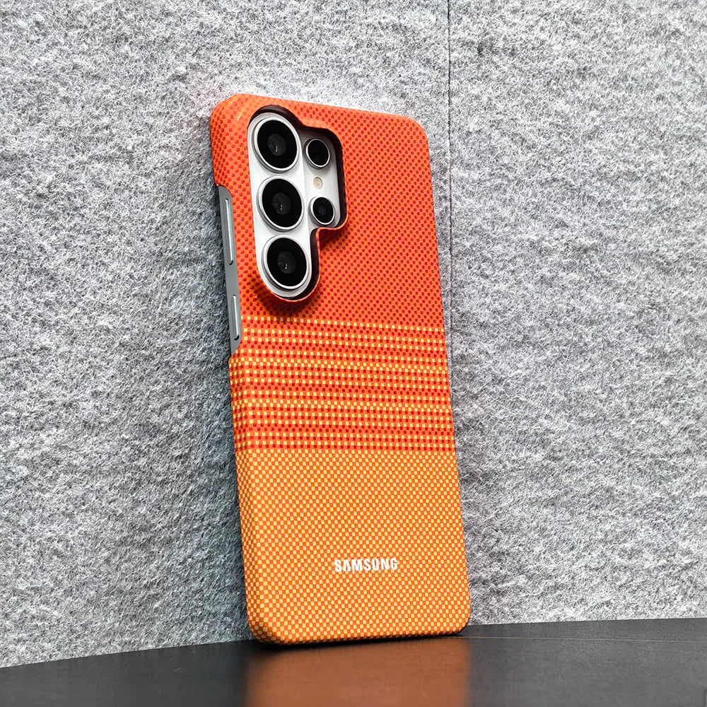 Carbon Fiber Pattern Case For Samsung Galaxy S26 Ultra Plus S25 FE S24 S23 S22 A57 17 56 16 55 15 Magnetic Charger Phone Cover