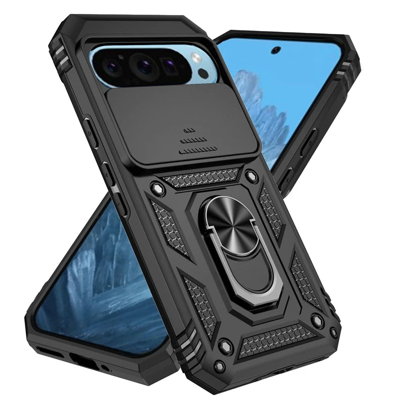 Sliding Window phone Case For Google Pixel 10 Pro XL 9Pro 9A 9 8Pro 8A 8 7Pro 7A Cover Slide Camera Protective Hard shell