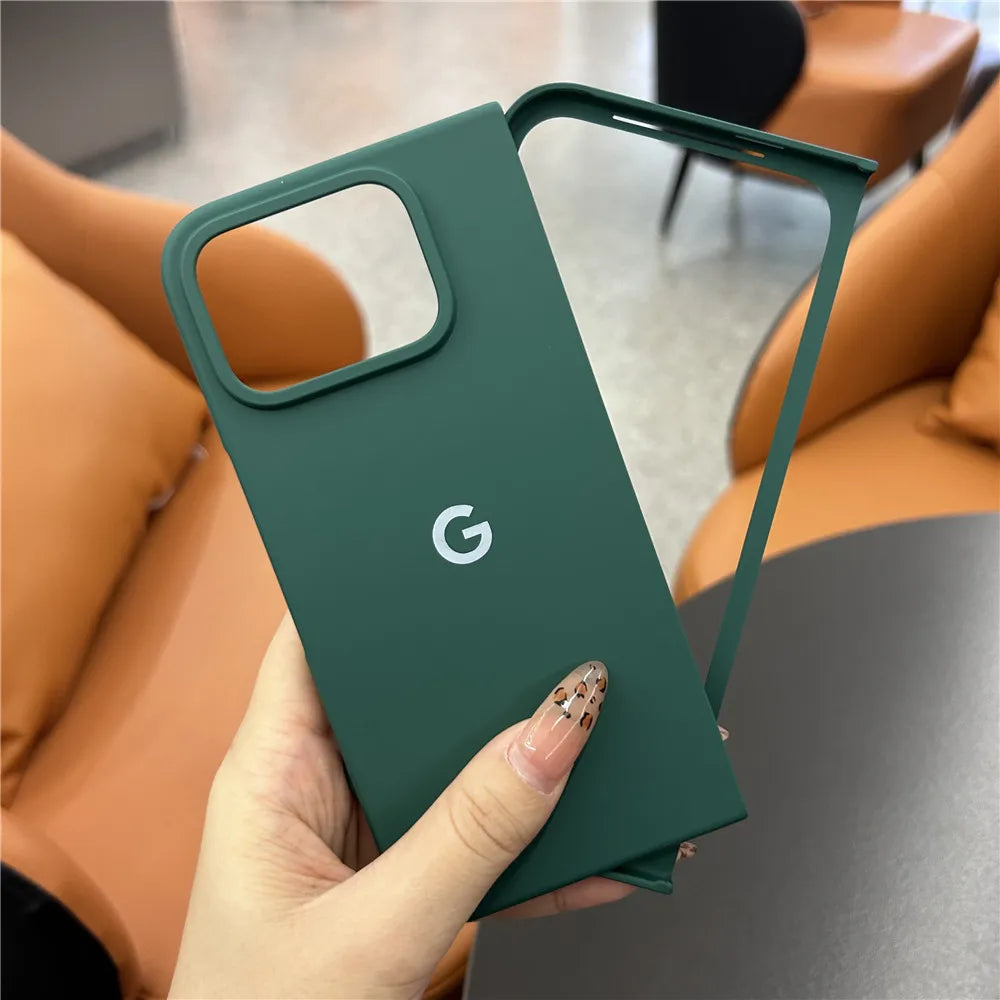 Original Case For Google Pixel 9 Pro Fold Case Ultra-thin Matte Hard PC Flip Phone Cover For Pixel Fold 2 Full Protective Bumper