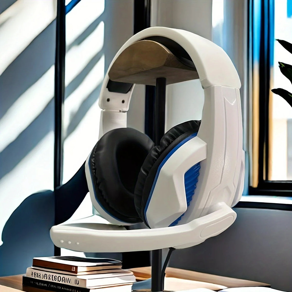 H4 Gaming Over-Ear Headphones with Mic, Wired Deep Bass Headset for PC Laptop Music