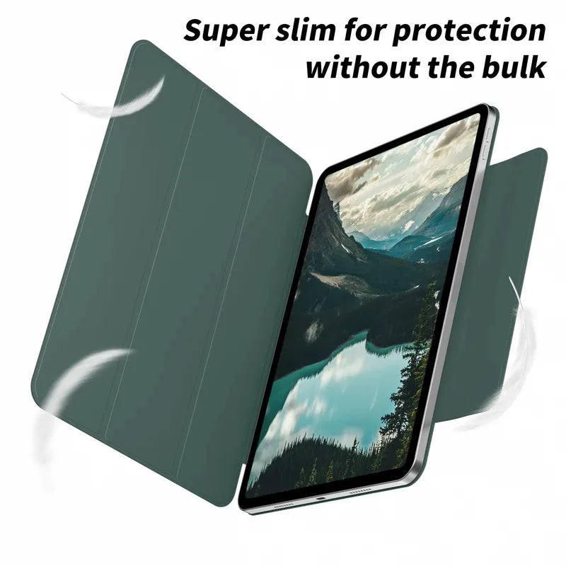 For 2025 iPad11 A16 10 10.9 2022 Pro 11 12.9 Inch Magnetic Case iPad Air4 5 10.9 Mini 6 8.3 Inch With Magnetic Detachable Cover