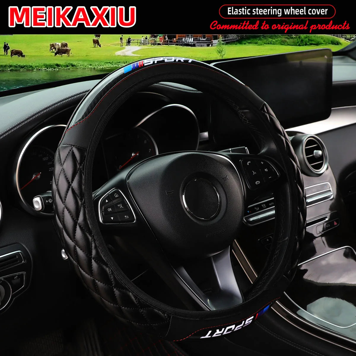 The New Crystal Carbon Fiber Sport Car Comes With a Universal Disc Cover Without Inner Ring for All Seasons
