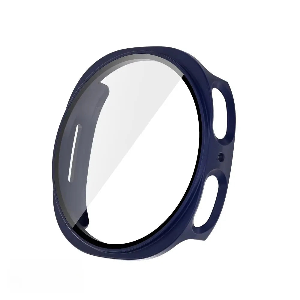 Tempered Glass+Case For Samsung Galaxy Watch8 40mm44mm, All-Around Screen Protector Hard PC Bumper For Galaxy Watch 8 Classic 46