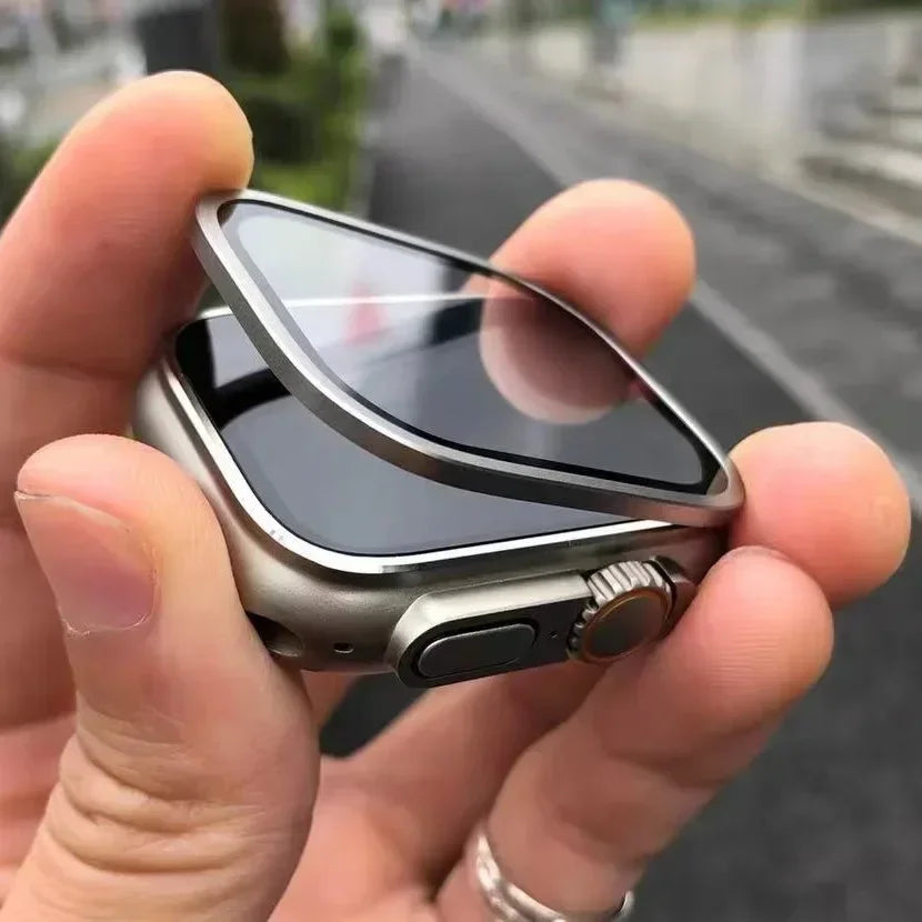 2PCS HD Metal Tempered Glass For Apple Watch Ultra 49mm Screen Protector Anti-Scratch Bumper Full Film for IWatch Ultra 49mm