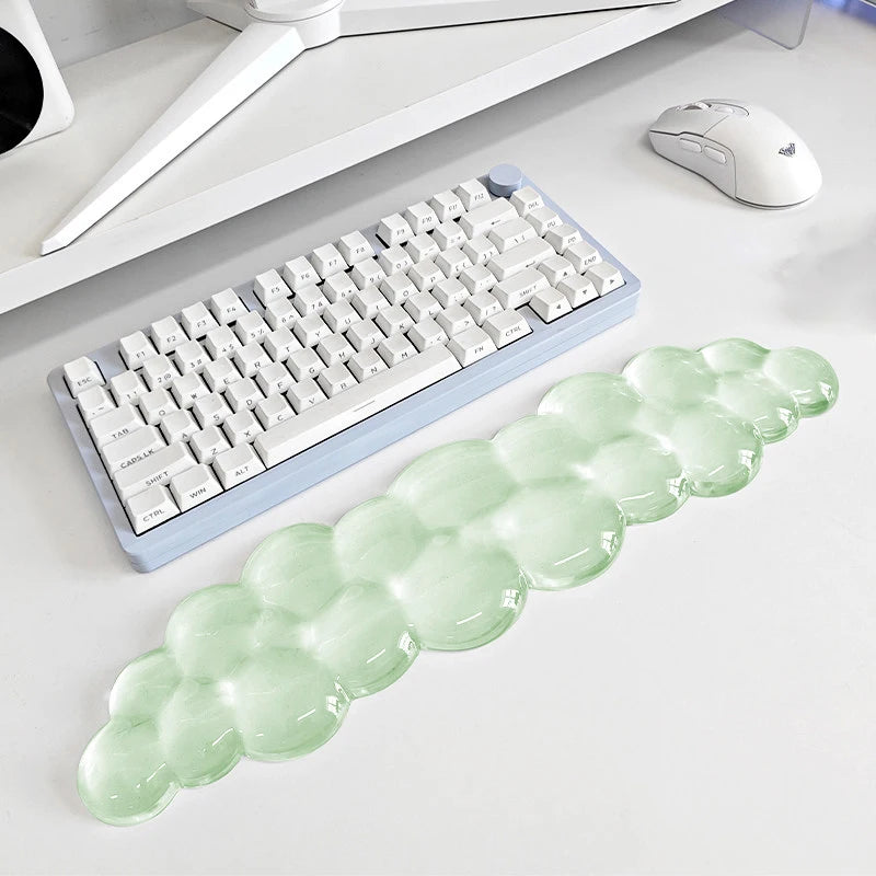 Cloud Keyboard and Mouse Wrist Rest Cute Wrist Support and Arm Support Keyboard Rest for Keyboard and Mouse Typing Pain Relief
