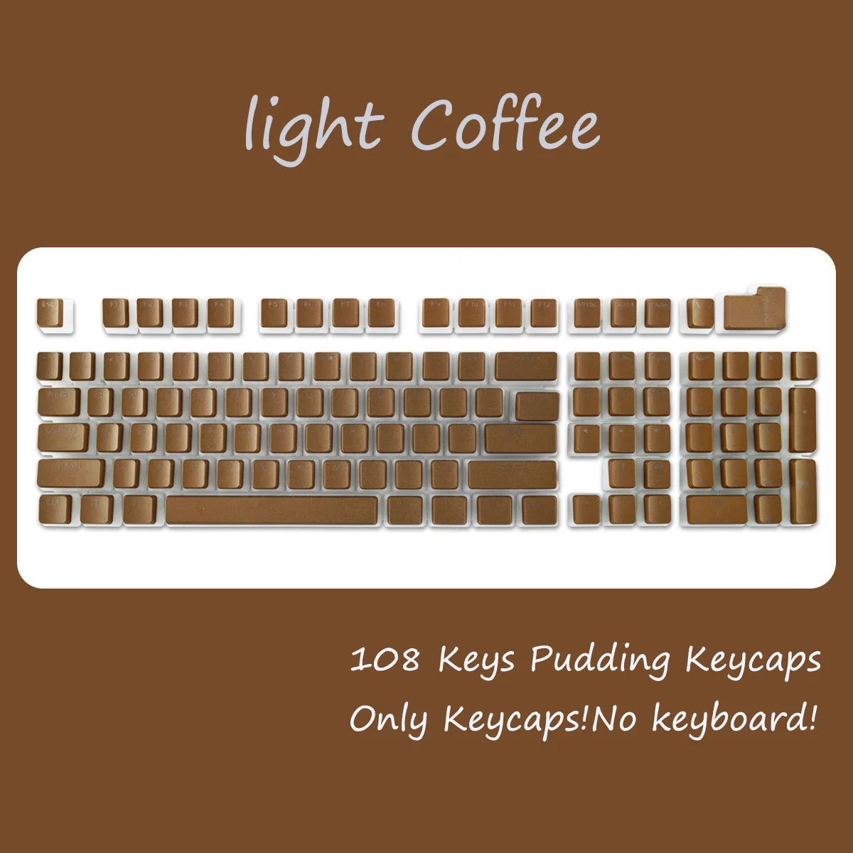 OEM Profile PBT Keycaps 108 Keys Pudding Keycap For Cherry MX Switch Mechanical Keyboard RGB Gamer backlit Key Caps Custom DIY