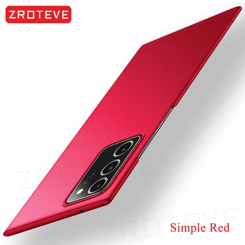 Note20 Ultra Case Zroteve Slim Hard PC Matte Cover For Samsung Galaxy Note 20 9 10 S10 E S20 S21 FE S22 S23 S24 S25 Plus Cases