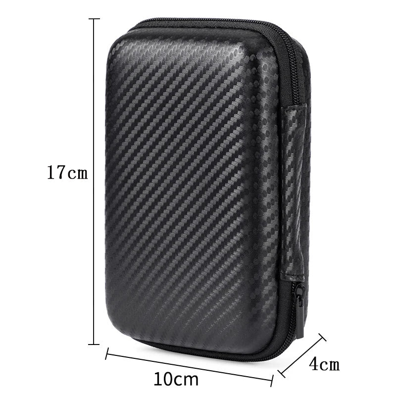 Portable Zipper Earphone Case Bag for Airpod Earpods KZ BA10 AS10 ES4 Charging Cable Accessories Mini Carrying Storage Bag Pouch