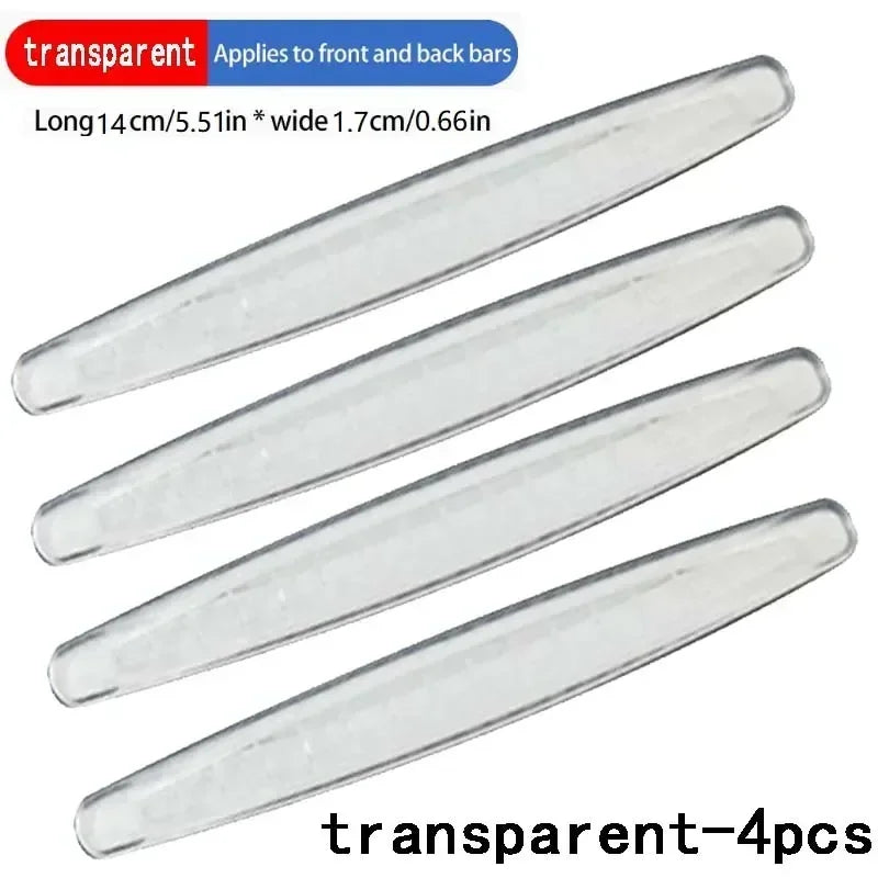 New 4/6 PCS Car Anti-collision Protection Decoration Strip Universal Front Rear Bumper Corner Protector Guard Car Accessories