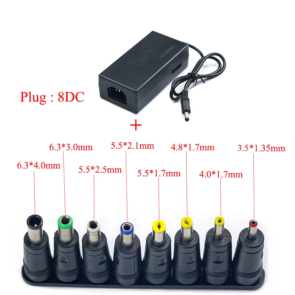 96W Universal AC Laptop Power Adapter 12V 15V 16V 18V 19V 4.5A 20V 24V Charger For Dell For Toshiba ForAsus For Acer For Lenovo