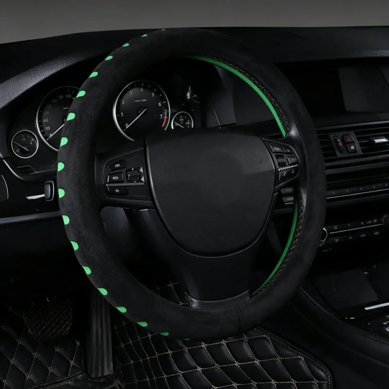 Car Steering Wheel Cover 5 Colors New EVA Punching Universal Car Steering Wheel Cover Diameter 38cm Automotive Sup