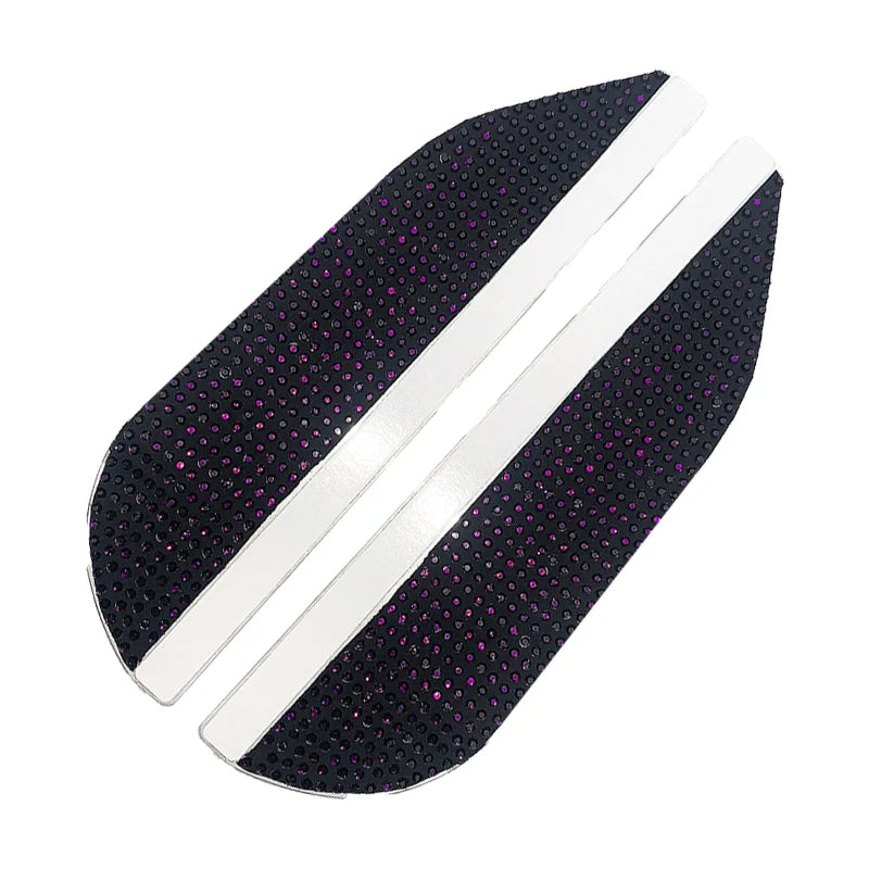 2pcs Glittering Rhinestone Car Rearview Mirror Rain Eyebrow Reversing Mirror Rainproof Artificial Diamond Rain Cover Anti