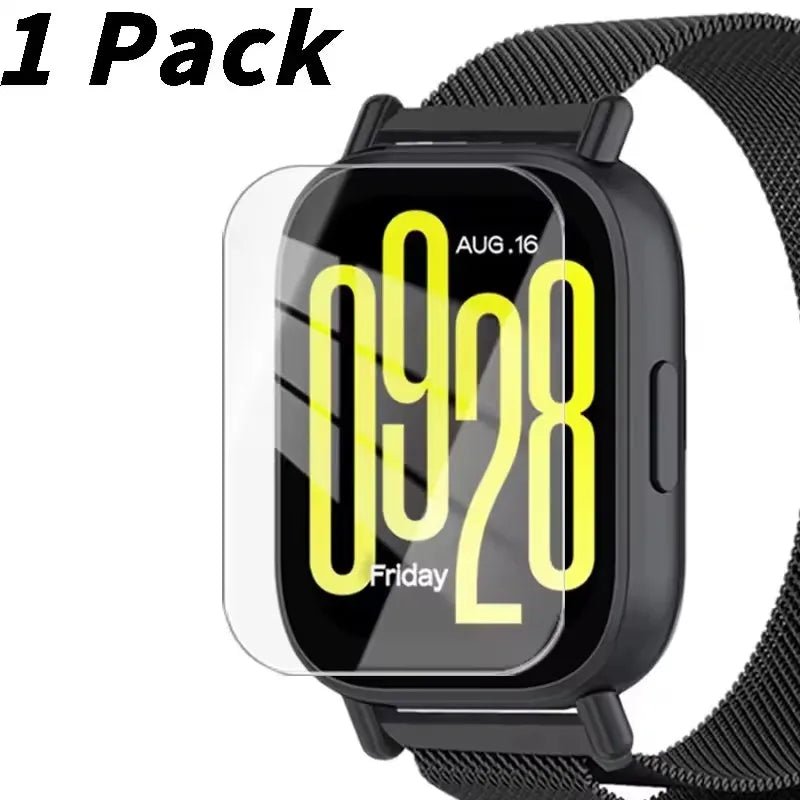 9H Premium Tempered Glass for Xiaomi Redmi Watch 5 Lite Active Smartwatch Screen Protector HD Clear Anti-scratch Protective Film