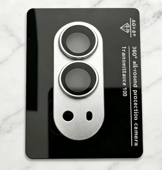 High-End AR&AF Frosted Armor Len1:1 Fit for iPhone Duo Camera Lens Protective Metal Film Tempered Glass Cover for Apple Fold 