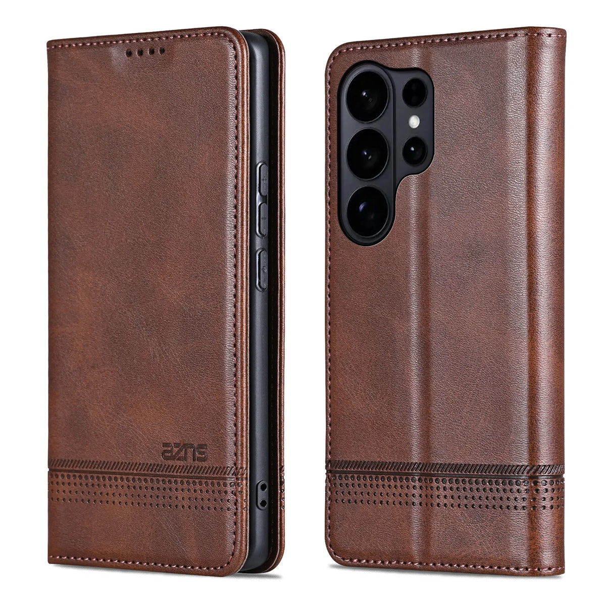 Magnetic Leather Phone Case For Samsung S26 S25 Edge S24 Ultra S23 S22 S21 FE S20 Plus 5G Card Solt Bag Wallet Flip Book Cover