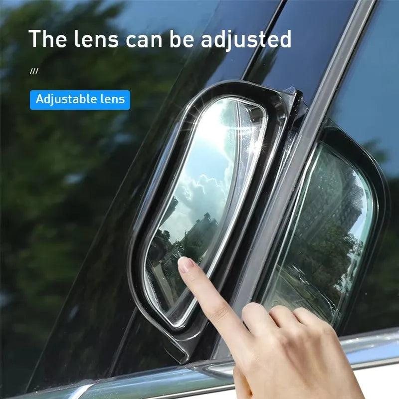 MOBIDEA Universal Car Rear View Mirror Wide-angle Auto Second Row Seats Rearview Mirror Blind Spot Mirrors for Car Accessories