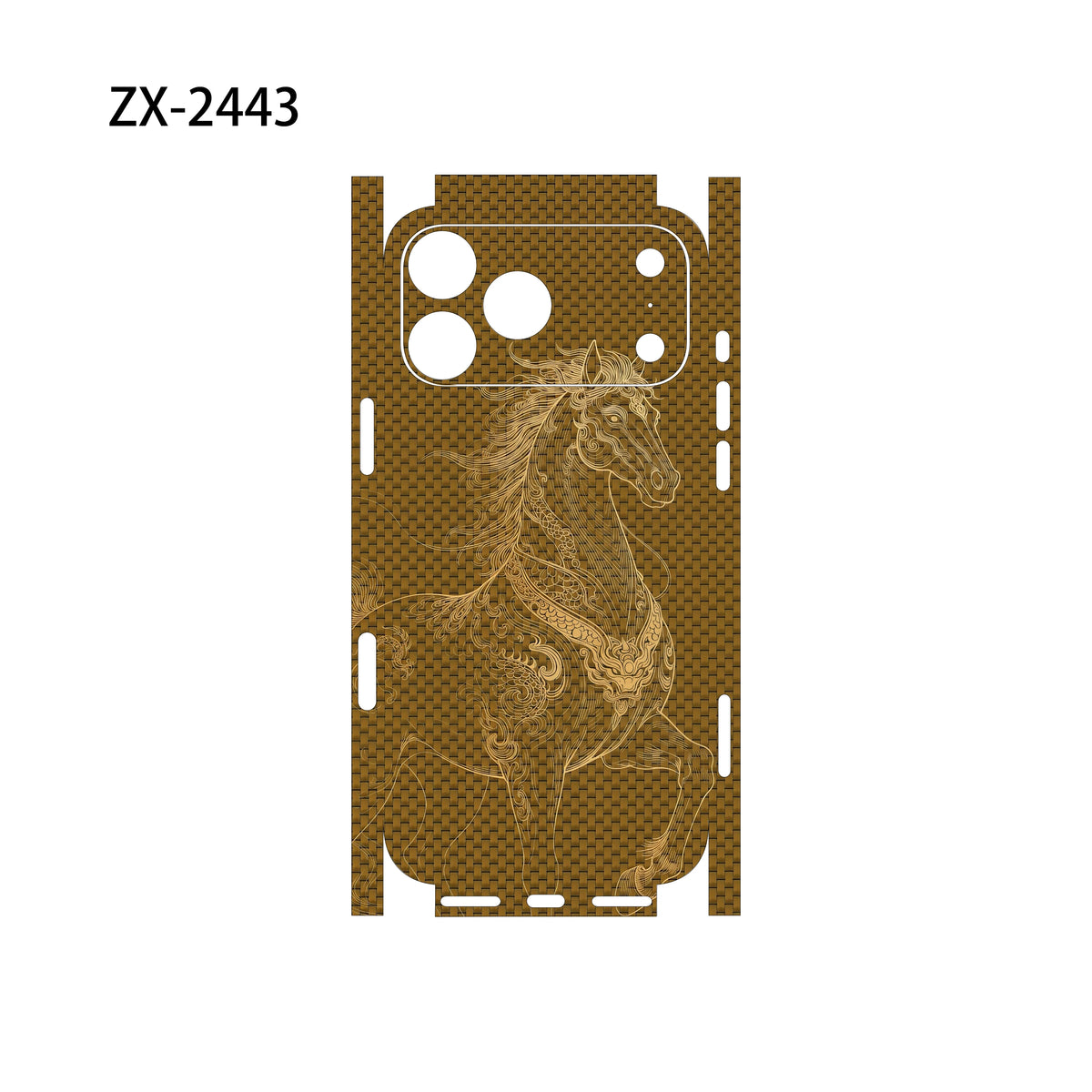 For Apple iPhone 17 16 15 14 IPhone13 Pro Max Full Body Wrap Decal Skin 3D Plain Color Rear Protective Sticker Film