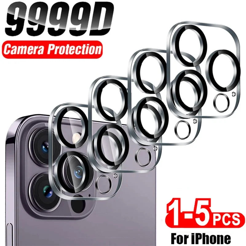 1/3/5PCS Back Camera Len Tempered Glass For iPhone 13 Mini For iPhone 13 14 15 16 Pro Max Plus Len Screen Protectors Glass Film