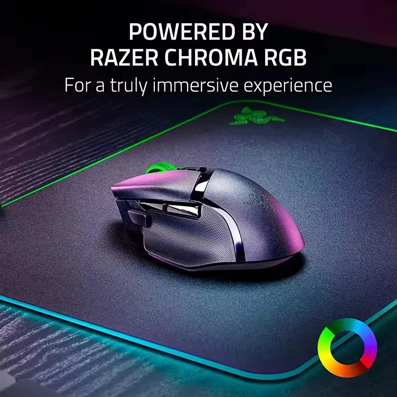 Razer BASILISK V3X HYPERSPEED Wireless Mouse RGB Colorful Light Effect PUBG/LOL/CS GO Gaming Mouse 5G Optical Sensor 18000DPI Se