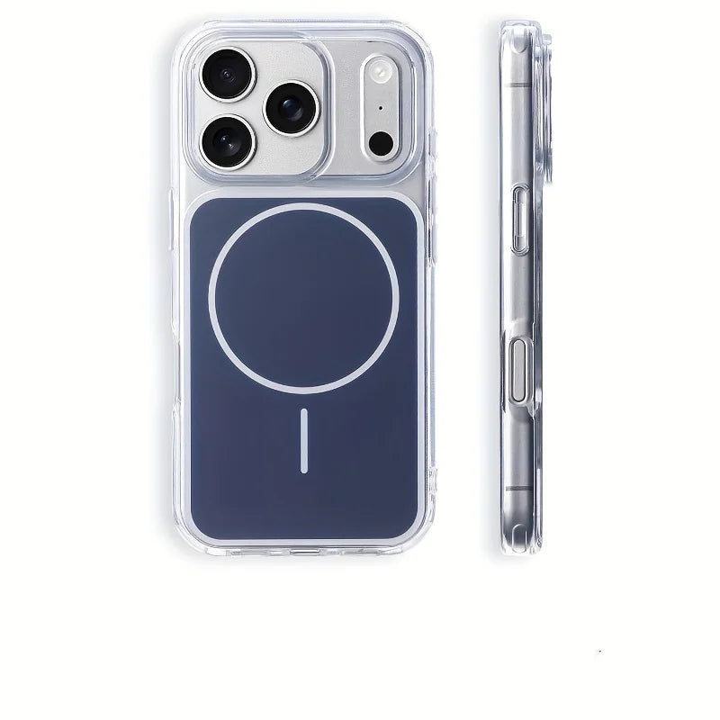 P69 Premium Transparent White Back Case Ideal for Iphone 17 Pro Max 17 Pro And 17 Highly Compatible with for iphone 16 15 14 Pro