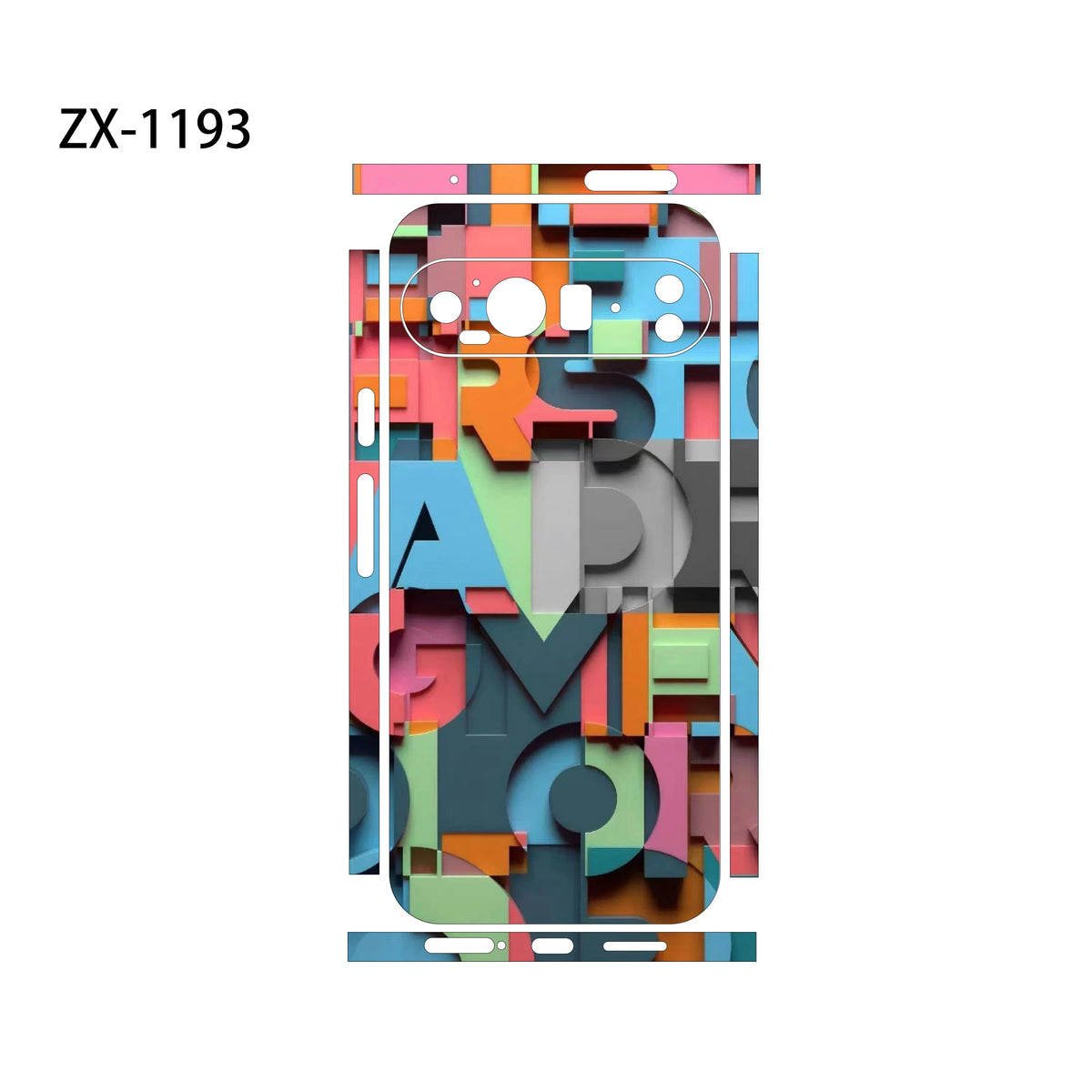 Colorful Decal Skin for Google Pixel 10 9 8 7 Pro 6 6pro Back Screen Protector Film Cover Case Macaroon Wrap Matte Sticker
