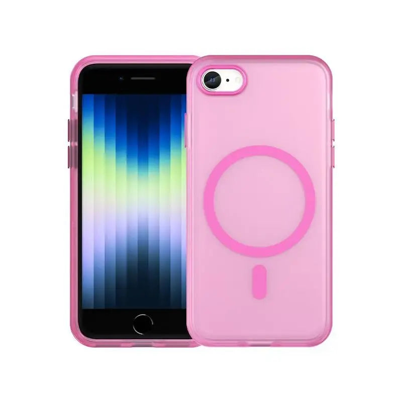 For iPhone 17E 16E Case New Candy Fruit Magnetic Skin-absorbing PC Cover For iPhone 17e Wireless Charging Funda