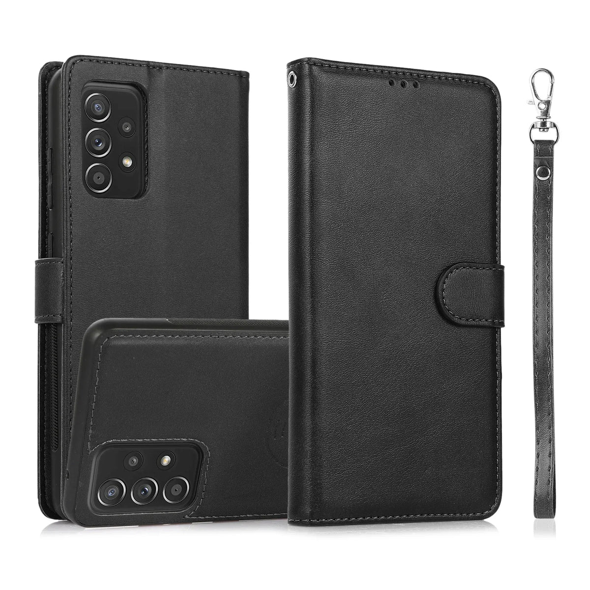 2 IN 1 Detachable Leather Card Slot Magnetic Wallet Case For Samsung Galaxy A54 A15 S23 S24 S25 Ultra S22 S21 FE A16 A55 Cover