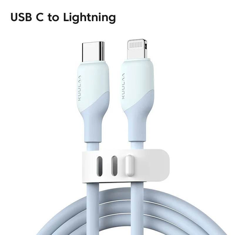KUULAA USB C to Lightning MFi Cable for iPhone Fast Charging Cable PD 30W USB Type C For iPhone 14 13 12 11 Pro Max X XS XR 8