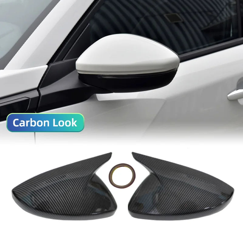 For Peugeot 208 308 408 508 307 308 2008 4008 5008 2013-2023 Door Side Wing Mirror Cover Rearview Caps Accessories Car Styling
