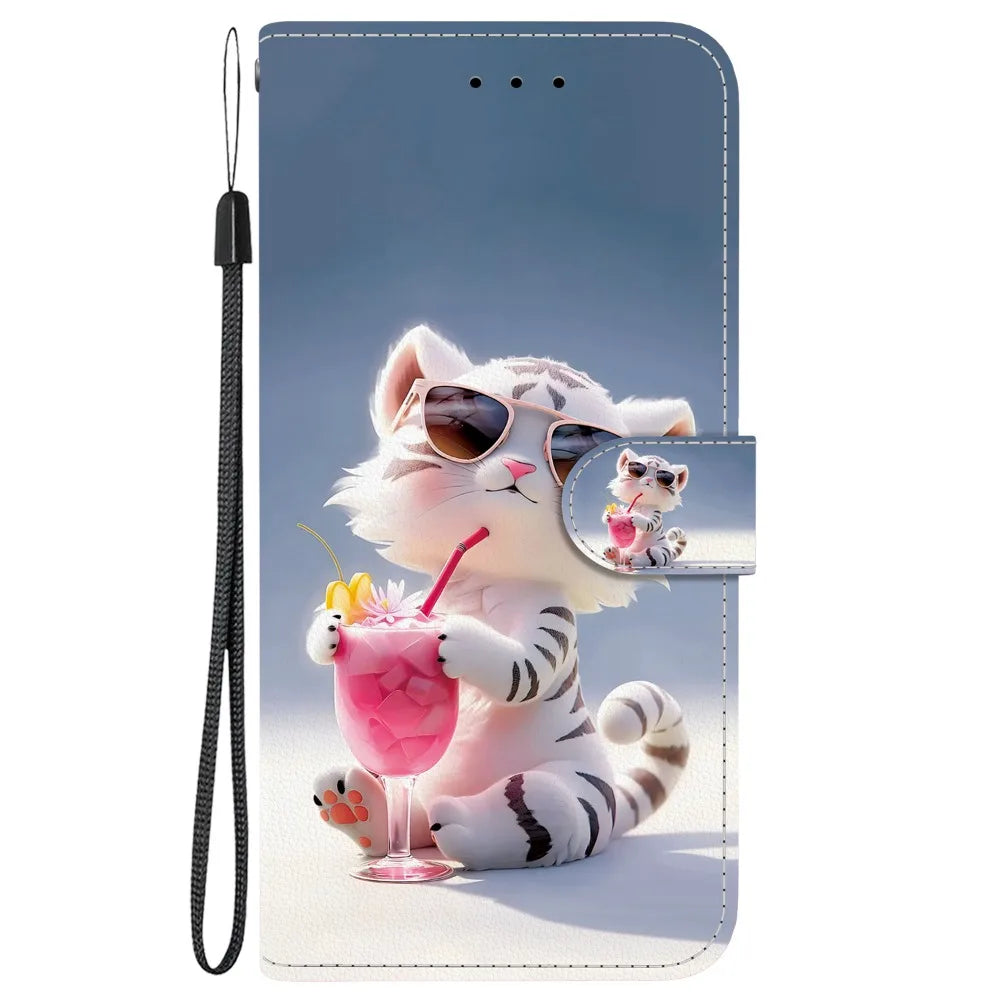 Note 10 20 Ultra S20 S10 Lite Flip Case Floral Leather Wallet Funda for Samsung Galaxy S20 FE Case Samsung S10e S9 Plus S 9 8 +
