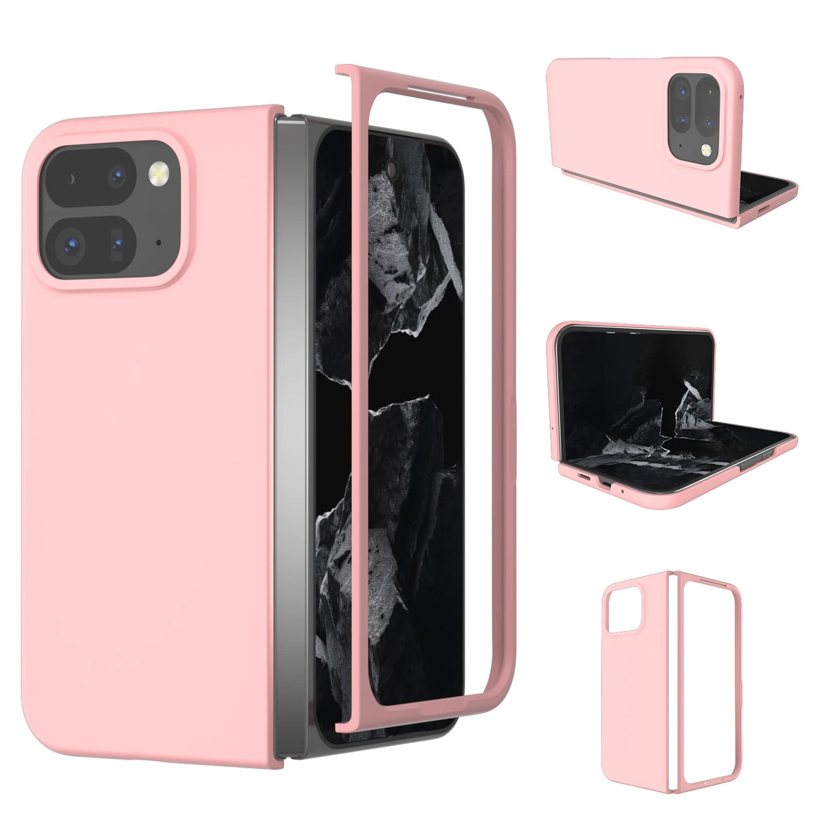 Ultra Thin Hard Case for Google Pixel 10 Pro Fold / Pixel 9 Pro Fold Case Matte Plastic PC Protection Phone Capa Cover