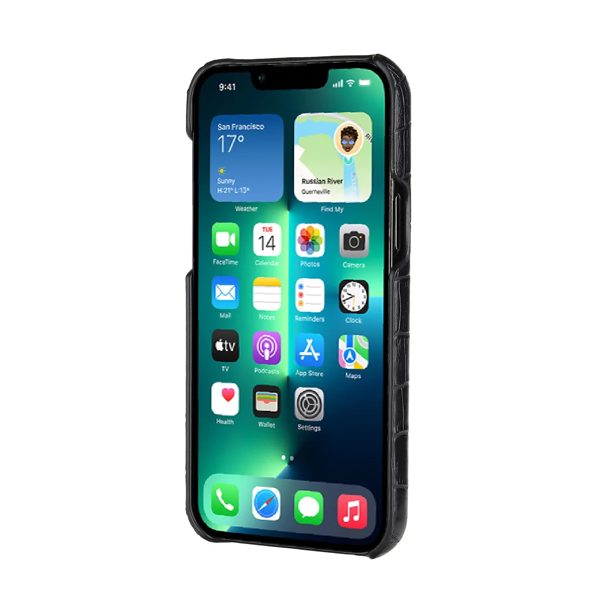 Ultra Thin Crocodile Leather Back Case For iPhone 17 16 15 14 13 Pro Max Shockproof Cover