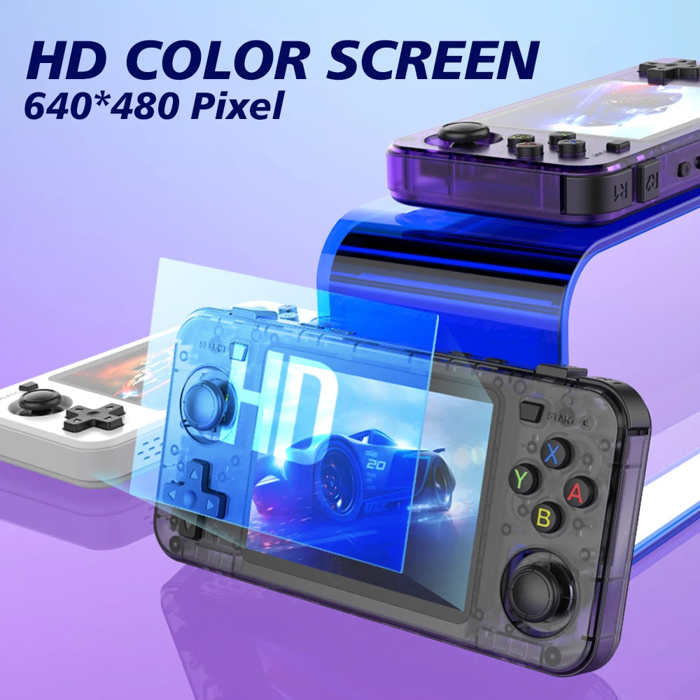 Original Arkos R36H Game Console 3.5Inch IPS Screen Portable Pocket Video Player Retro Handheld Consolas r36s Game Boy Gifts